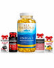 Pack Omega-3 + Testo Booster – 5 Produits | Sea Treasures, HERBZ & Phytovertus