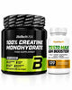 Pack BioTechUSA Creatine Monohydrate 300 g avec Testo Max 120 capsules