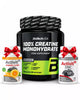 Pack BioTechUSA Creatine Monohydrate 300 g avec Activit Vitamine C Zinc et Activit Zinc