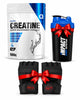 Pack Créatine Quamtrax 500g avec Shaker et Gants de Musculation Tunisie