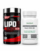 Pack LIPO 6 Black Ultra Concentrate avec Ashwagandha KSM-66 Nutritech Tunisie