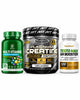Pack MuscleTech Platinum Creatine 400 g, Perfect Nutrition Multivitamine 120 gélules et Nutritech 120 capsules