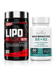 Pack Nutrex Lipo 6 Black avec Nutritech Vitamine D3 K2 60 capsules en Tunisie