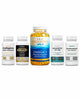 Pack Nutritech Collagène Marin Hydrolysé, Himalayan Shilajit, Max Bioactive D3+K2, Ashwagandha Root KSM-66 avec Sea Treasures Omega-3