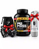 Pack Pro Mass 3 kg avec bandes de poignet et shaker 725 ml