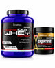 Pack Ultimate Nutrition Prostar Whey Protein 2,39 kg Cookies & Cream avec Physique Nutrition Créatine Monohydrate 200 g