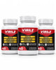 Pack Testo Booster VirilZ 3 flacons 40 capsules maca moringa ginseng