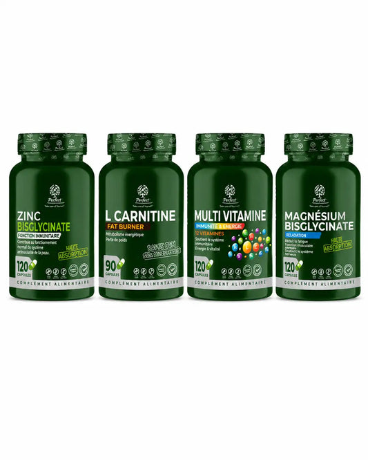 Multivitamines perfect 120cps+ L Carnitine Perfect +zinc perfect 120cps+magnesium perfect 120cps
