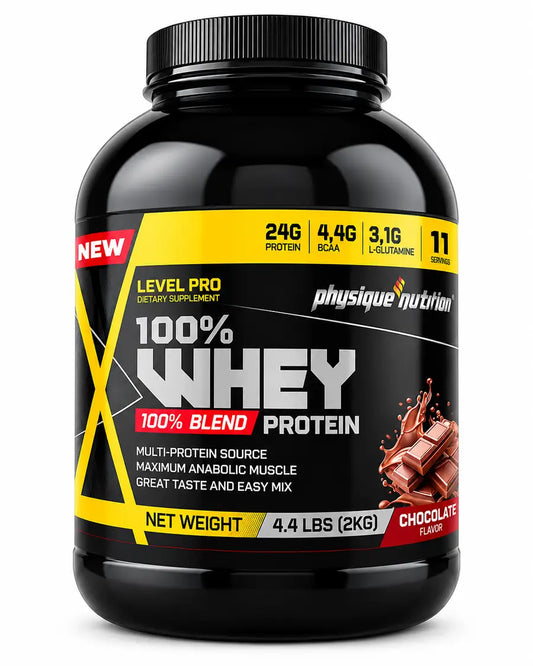 Pack Whey Level Pro 2 kg pn  + Shaker 725 ml on  + Serre poignie gym shark