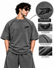 Ensemble Sport Homme Oversize Gris – T-Shirt + Pantalon Rebound
