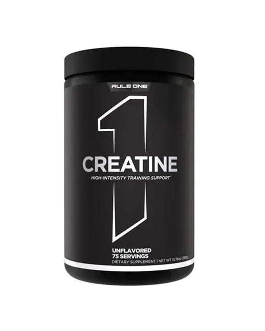 Rule 1 Creatine 390g High-Intensity Training Support, créatine monohydrate non aromatisée 75 portions
