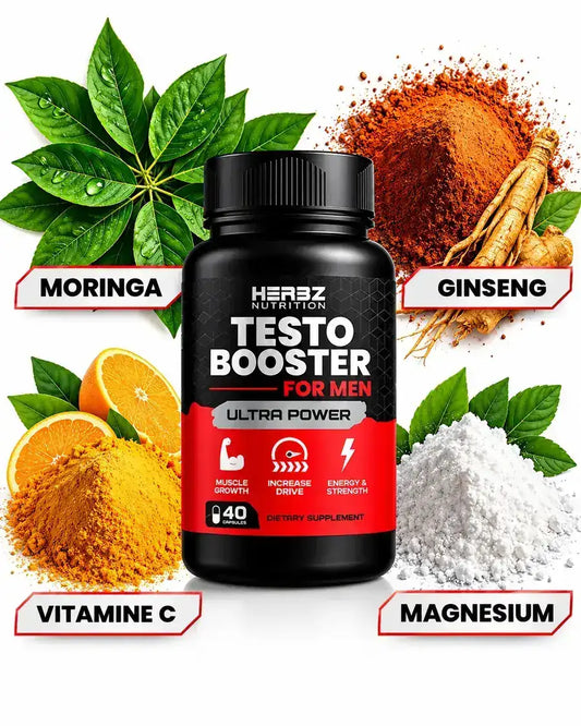 Pack Testo Booster Ultra Power – 4 Flacons de 40 Capsules